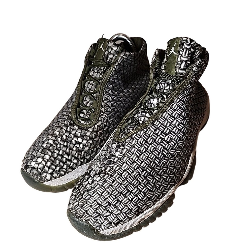 Nike Shoes Sneakers Mens 9 Air Jordan Future‎ BG Olive Green White 656503-305